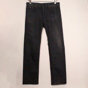 Mens HUGO BOSS Black Denim Faded Jeans